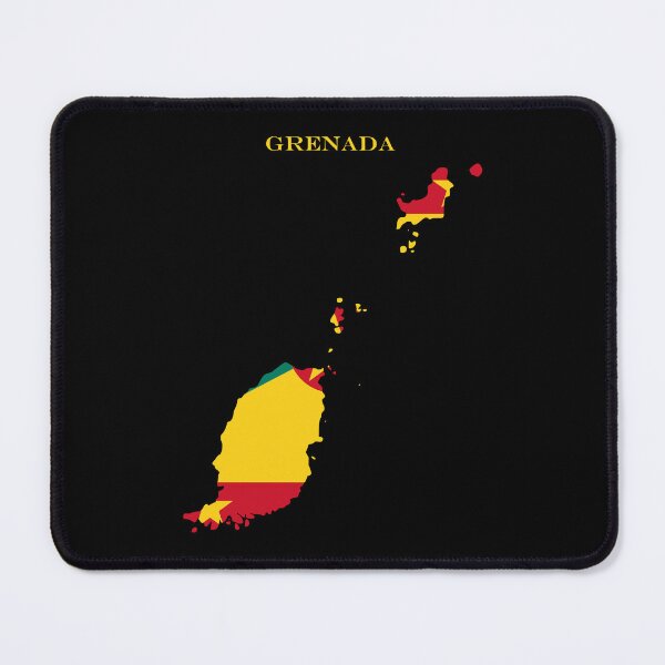 Item preview, Grenada Map Flag Silhouette Caribbean Travel Pride Gift designed and sold by NTGUILTY.