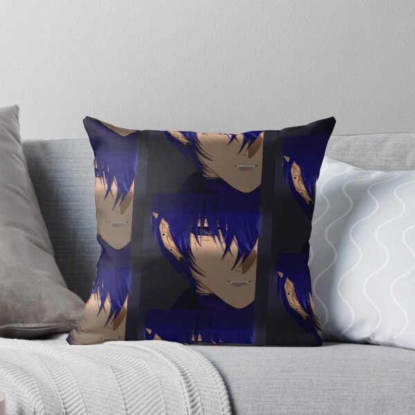 Item preview, Dark Blue Hair Anime Portrait | Emotional Aesthetic Art designed and sold by kerissfantasyart .