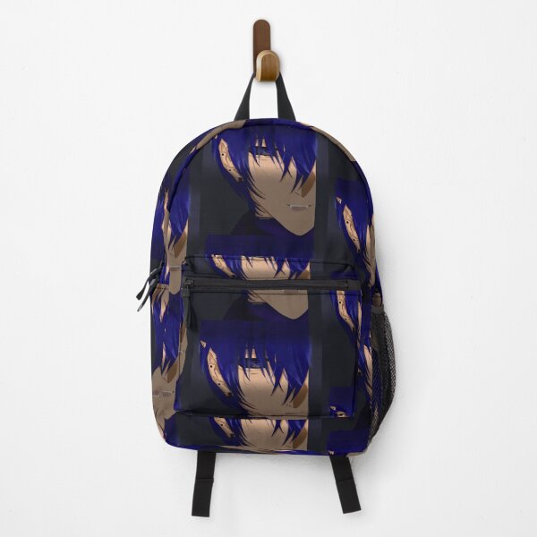 Item preview, Dark Blue Hair Anime Portrait | Emotional Aesthetic Art designed and sold by kerissfantasyart .