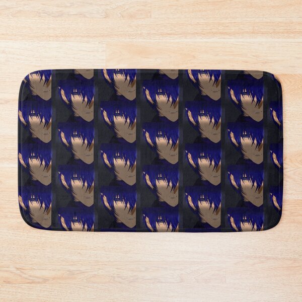 Item preview, Dark Blue Hair Anime Portrait | Emotional Aesthetic Art designed and sold by kerissfantasyart .