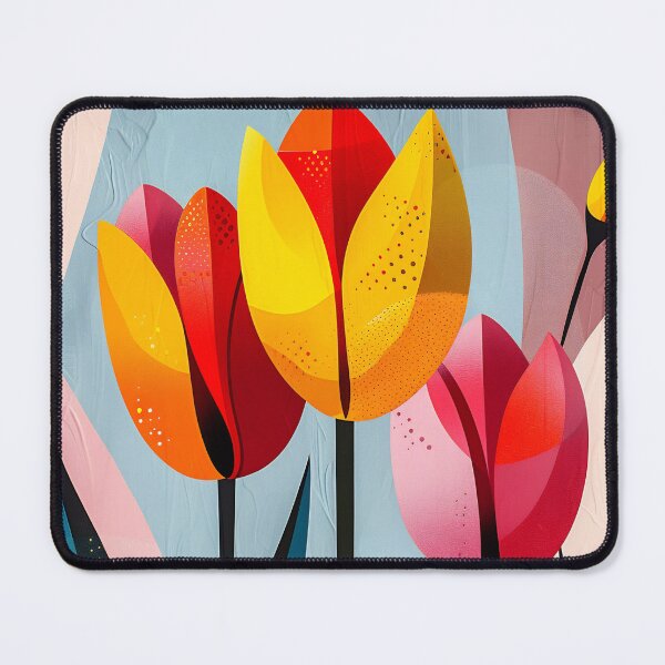 Item preview, Bold Graphic Tulips, Vivid Pop Art Spring Flower Illustration designed and sold by daila70.