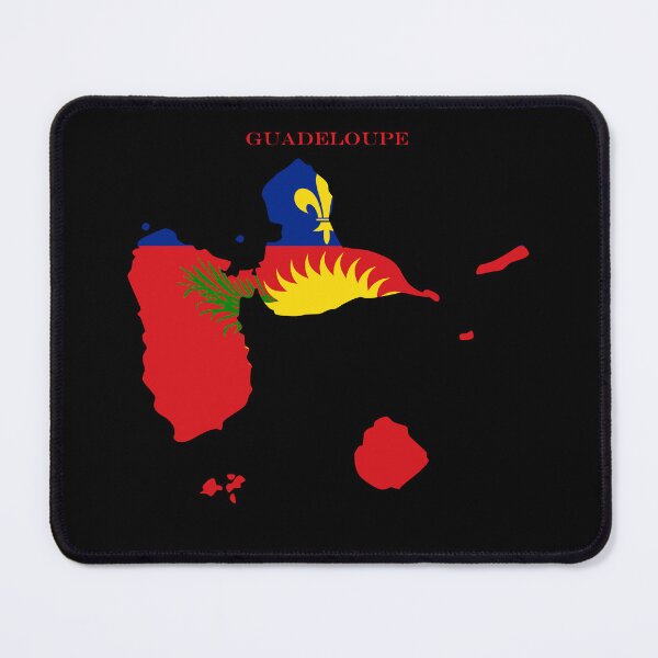 Item preview, Guadeloupe Map Flag Silhouette Caribbean Travel Pride Gift designed and sold by NTGUILTY.