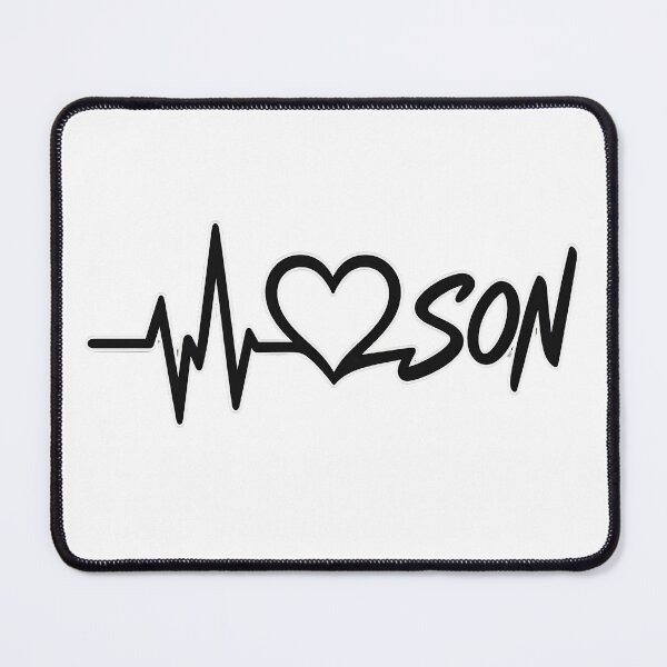 Item preview, My Heart Beats For Son Typography Art designed and sold by DN28.