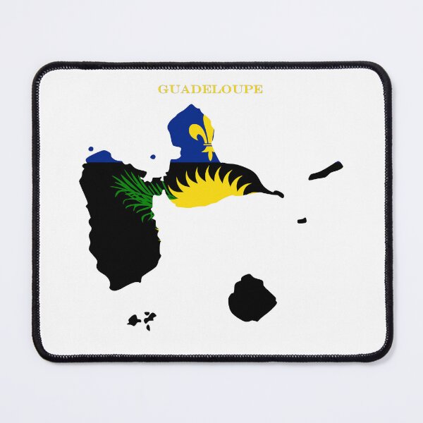Item preview, Guadeloupe Map Flag designed and sold by NTGUILTY.