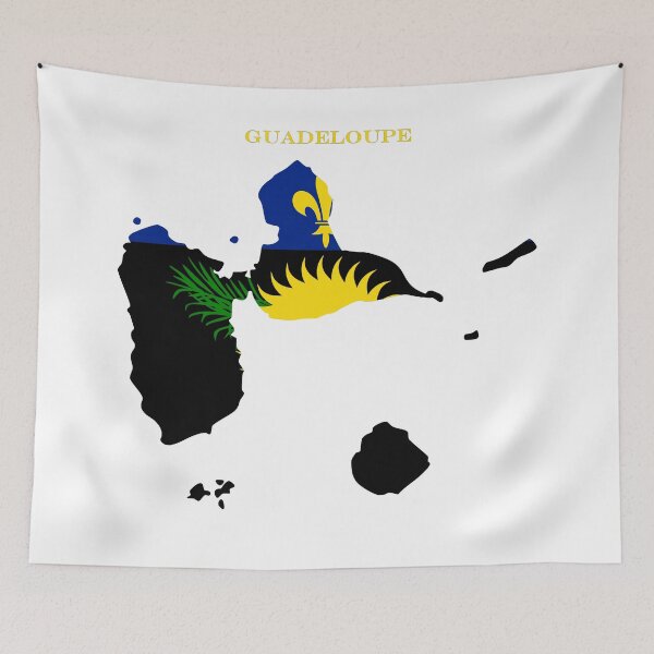 Item preview, Guadeloupe Map Flag  designed and sold by NTGUILTY.