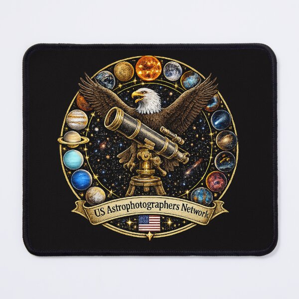 Item preview, US Astrophotographers Network Vintage Retro designed and sold by Atelier RLGS.