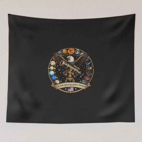 Item preview, US Astrophotographers Network Vintage Retro designed and sold by Atelier RLGS.