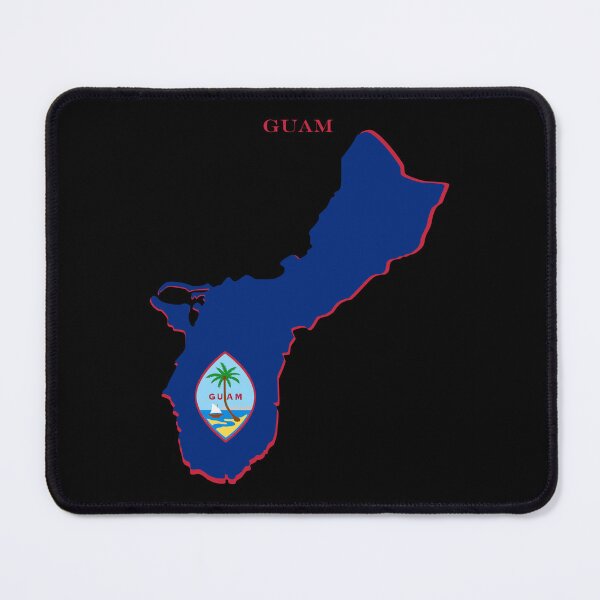 Item preview, Guam Map Flag Silhouette Pacific Travel Pride Gift designed and sold by NTGUILTY.