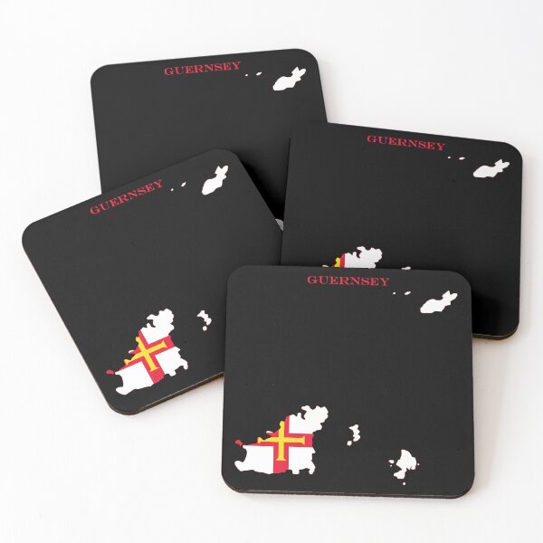 Item preview, Guernsey Map Flag Silhouette Europe Travel Pride Gift designed and sold by NTGUILTY.