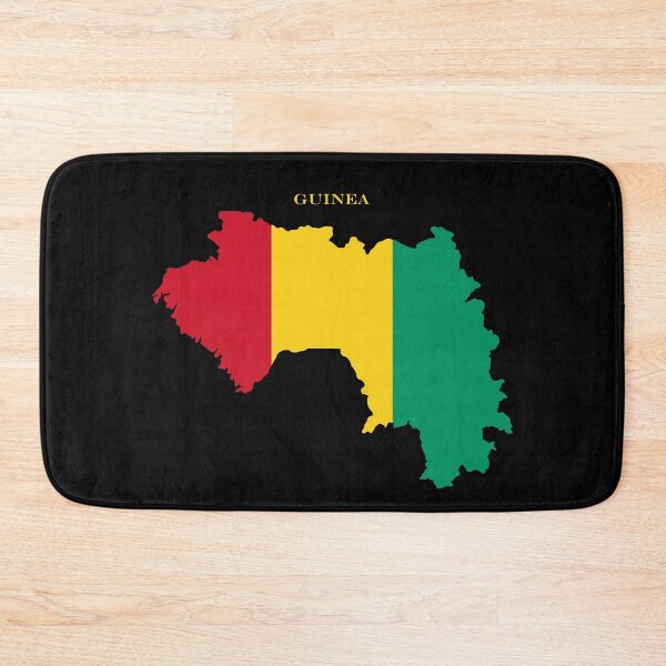 Item preview, Guinea Map Flag Silhouette West Africa Travel Pride Gift designed and sold by NTGUILTY.