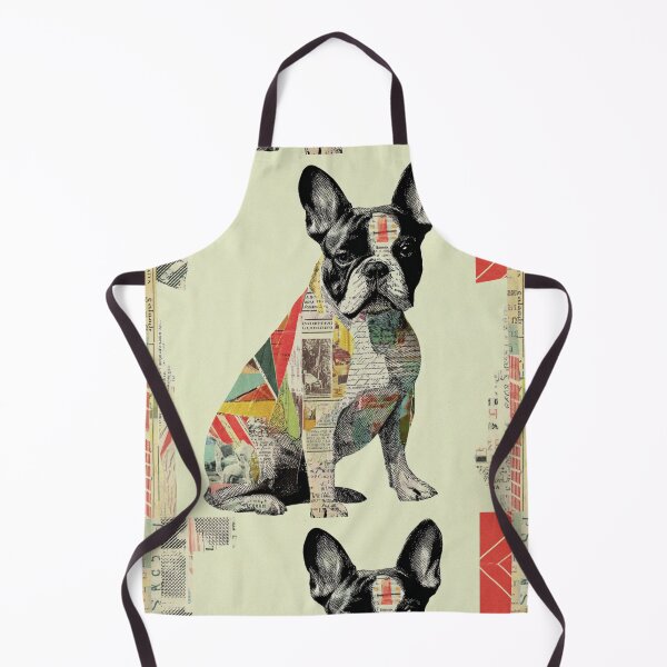 Item preview, French Bulldog puppy dog collage designed and sold by MendaciousMina.