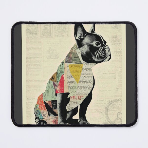 Item preview, French Bulldog puppy dog collage designed and sold by MendaciousMina.