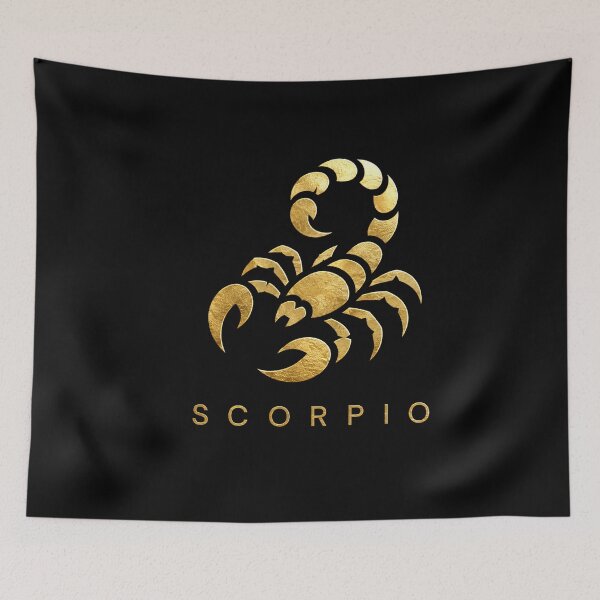 Item preview, SCORPIO zodiac sign t-shirt golden style designed and sold by CMYKStudio.