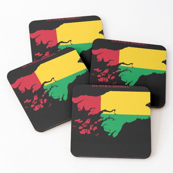 Item preview, Guinea-Bissau Map Flag Silhouette West Africa Travel Pride Gift designed and sold by NTGUILTY.