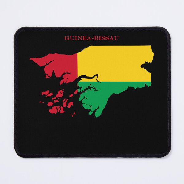 Item preview, Guinea-Bissau Map Flag Silhouette West Africa Travel Pride Gift designed and sold by NTGUILTY.