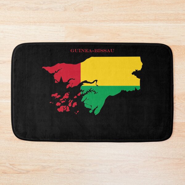 Item preview, Guinea-Bissau Map Flag Silhouette West Africa Travel Pride Gift designed and sold by NTGUILTY.