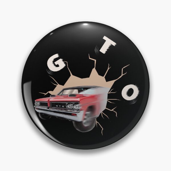 Item preview, FUNNY CLASSIC CARS, VINTAGE RED 1964 GTO, AMERICAN MUSCLE CARS designed and sold by classic car craze.