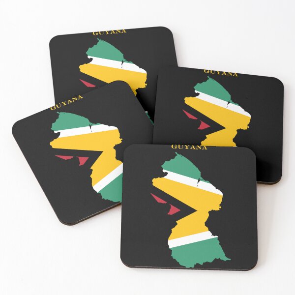Item preview, Guyana Map Flag Silhouette South America Travel Pride Gift designed and sold by NTGUILTY.