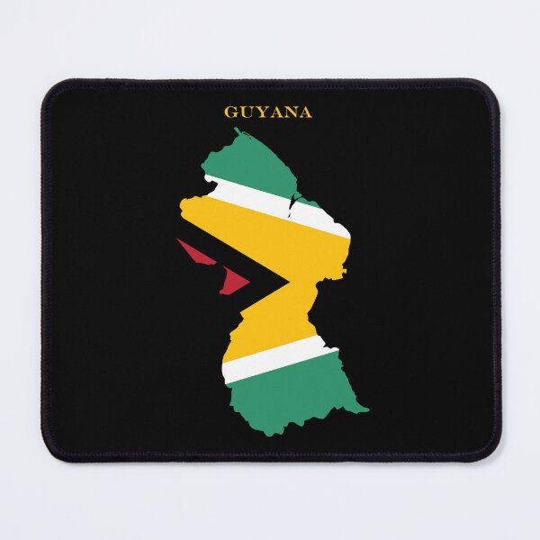 Item preview, Guyana Map Flag Silhouette South America Travel Pride Gift designed and sold by NTGUILTY.