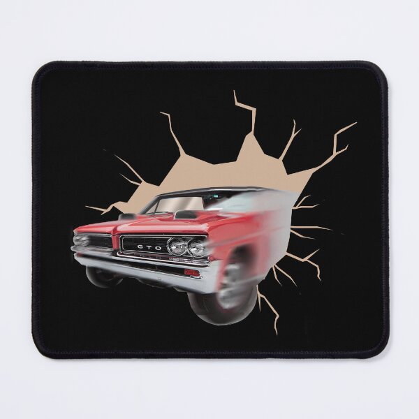 Item preview, FUNNY CLASSIC CARS, VINTAGE RED 1964 GTO, AMERICAN MUSCLE CARS designed and sold by classic car craze.
