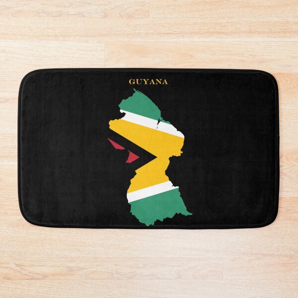 Item preview, Guyana Map Flag Silhouette South America Travel Pride Gift designed and sold by NTGUILTY.