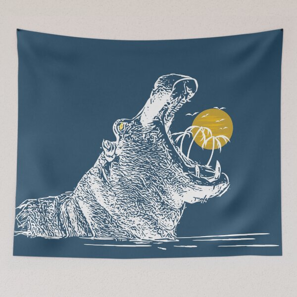 Item preview, Beach Hippo  designed and sold by RoydonRoadTees.