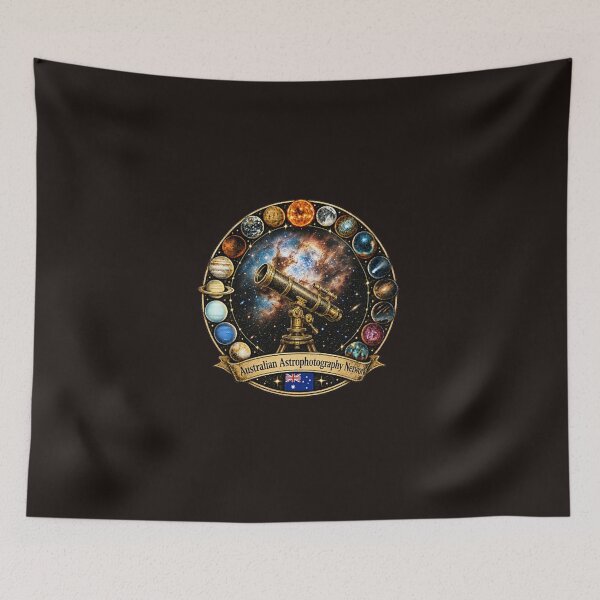 Item preview, Australian Astrophotographers Network Vintage Retro designed and sold by Atelier RLGS.