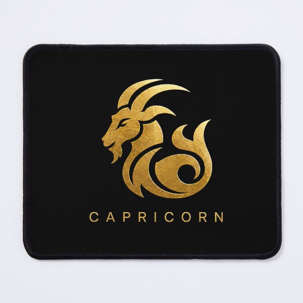 Item preview, CAPRICORN zodiac sign t-shirt golden style designed and sold by CMYKStudio.
