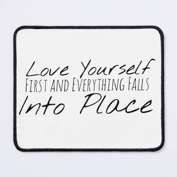 Item preview, Love Yourself First and Everything Falls Into Place – Self-Love Affirmation designed and sold by Camila  Ardila.
