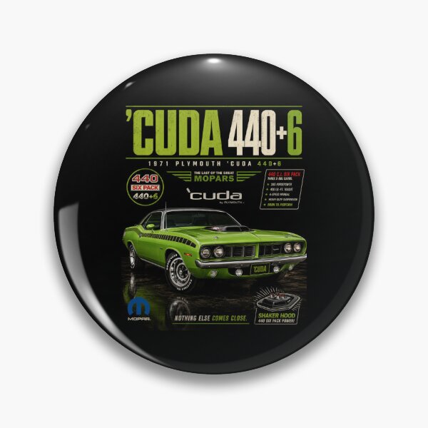 Item preview, 1971 Plymouth 'Cuda 440 Six-Pack Classic Mopar E-Body Muscle Car Art designed and sold by TheArtOfCar.