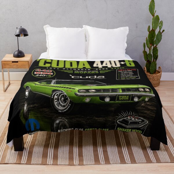 Artikelvorschau, 1971 Plymouth 'Cuda 440 Six-Pack Klassischer Mopar E-Body Muscle Car Art entworfen und verkauft von TheArtOfCar.