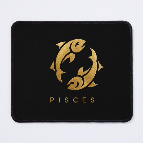 Item preview, PISCES zodiac sign t-shirt golden style designed and sold by CMYKStudio.
