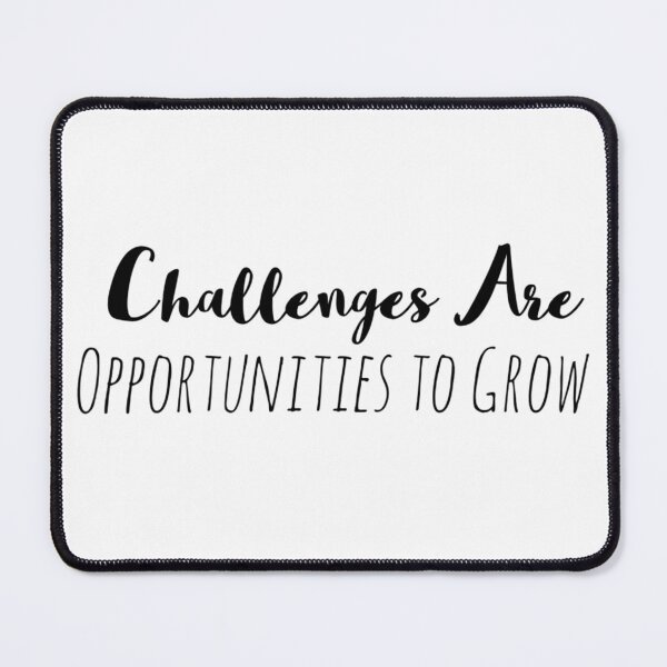 Item preview, Challenges Are Opportunities to Grow – Growth Mindset Affirmation designed and sold by Camila Ardila.