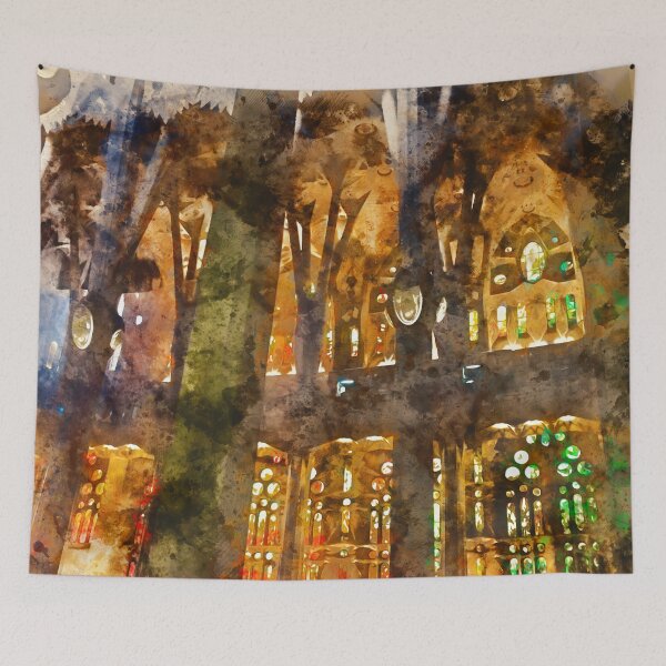 Item preview, Sagrada Familia, Barcelona designed and sold by AM FineArtPrints.