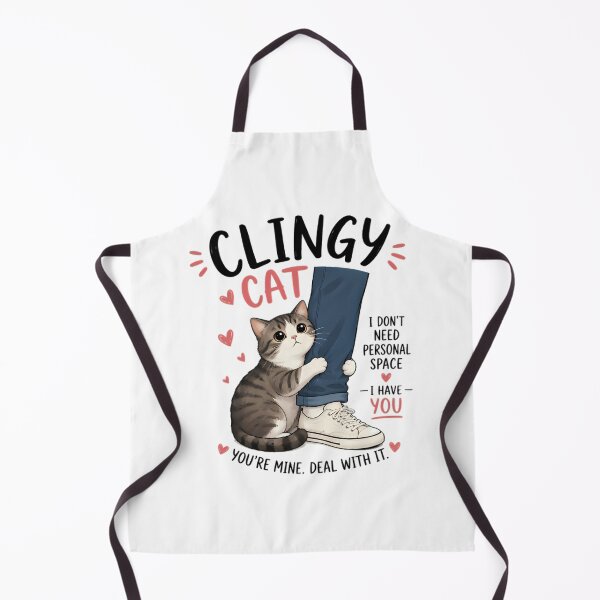 Item preview, Clingy Cat, Cute Funny Design, Needy Cat Lover Gift designed and sold by Stick-Artistry.