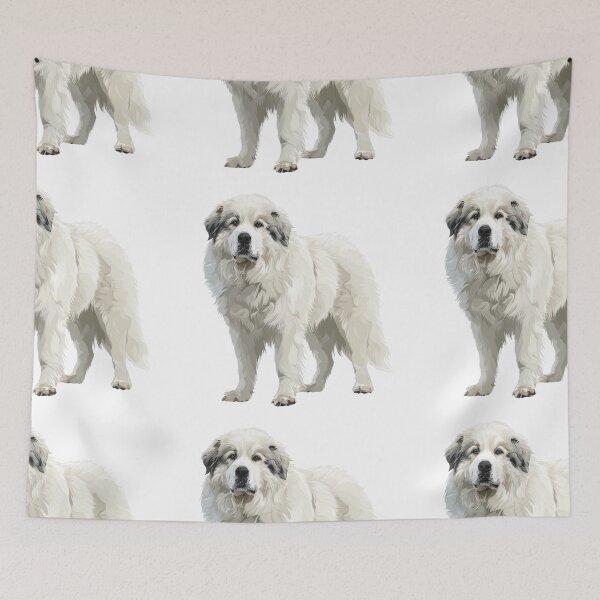 Item preview, Cute Great Pyrenees puppy dog designed and sold by MendaciousMina.