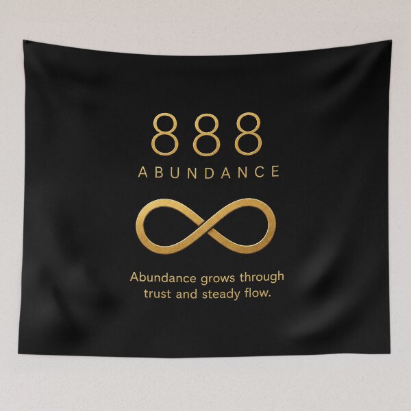 Item preview, 888 Angel Number golden design designed and sold by CMYKStudio.