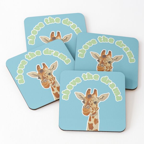 Item preview, Willow the Giraffe is Above the Drama designed and sold by Blackberries & Moss.
