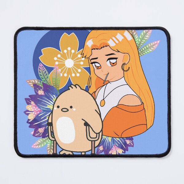 Item preview, Anime Girl and Bird with Crutches Art designed and sold by Kanniax.