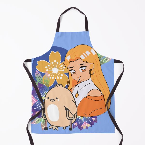 Item preview, Anime Girl and Bird with Crutches Art designed and sold by Kanniax.