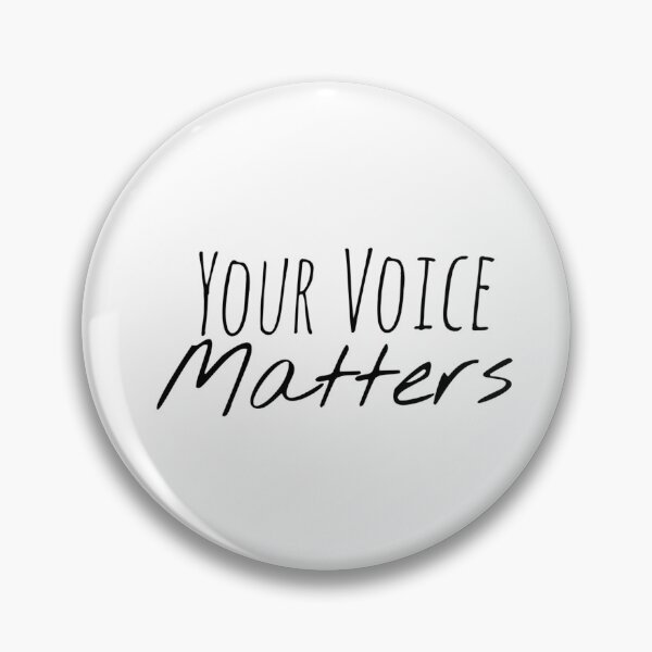 Item preview, Your Voice Matters – Confidence Affirmation designed and sold by Camila  Ardila.