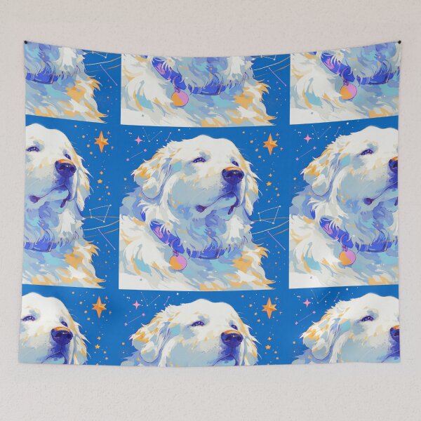 Item preview, Out of this world Great Pyrenees puppy dog designed and sold by MendaciousMina.