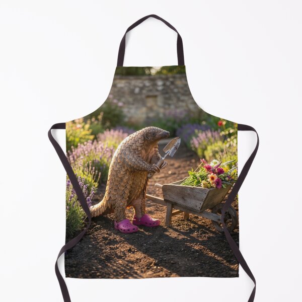 Item preview, Pangolin in Her Flower Garden designed and sold by Tridentulus.