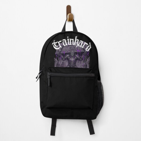Item preview, TrainHard Dark Knight – Gothic Skull Strength Motivation Design designed and sold by TrainHardCo.