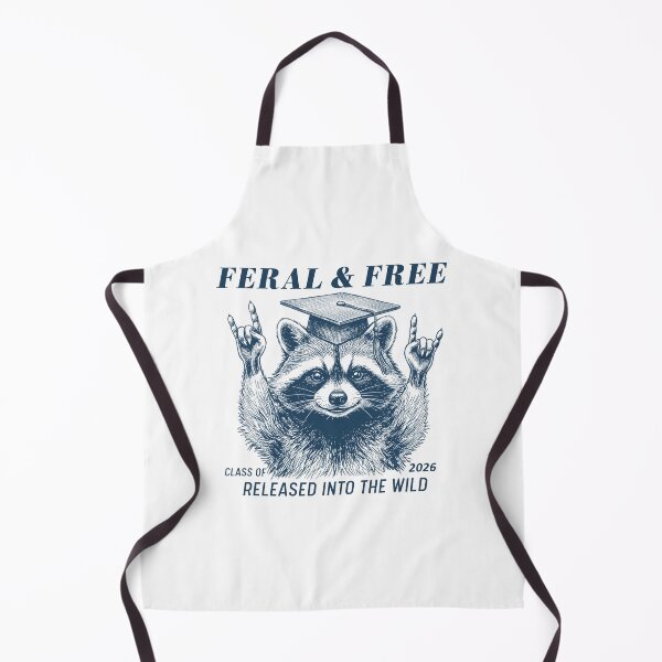 Item preview, Senior 2026 Graduation Shirt Feral and Free Class of 2026 Tee Grad Gift Funny Graduation Outfit designed and sold by LessIsLoud.