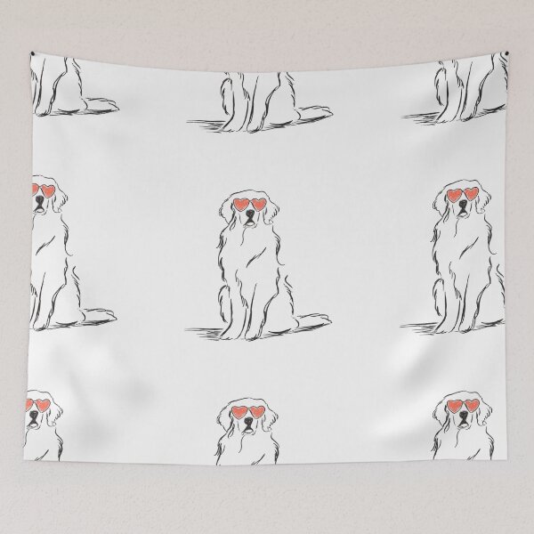Item preview, Great Pyrenees puppy dog with heart glasses designed and sold by MendaciousMina.