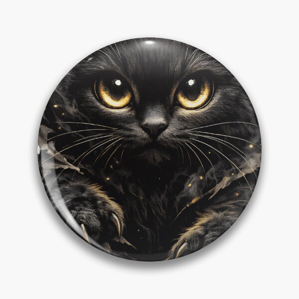 Item preview, Mystic Black Cat Optical Illusion T-Shirt designed and sold by XxZainStylexX.