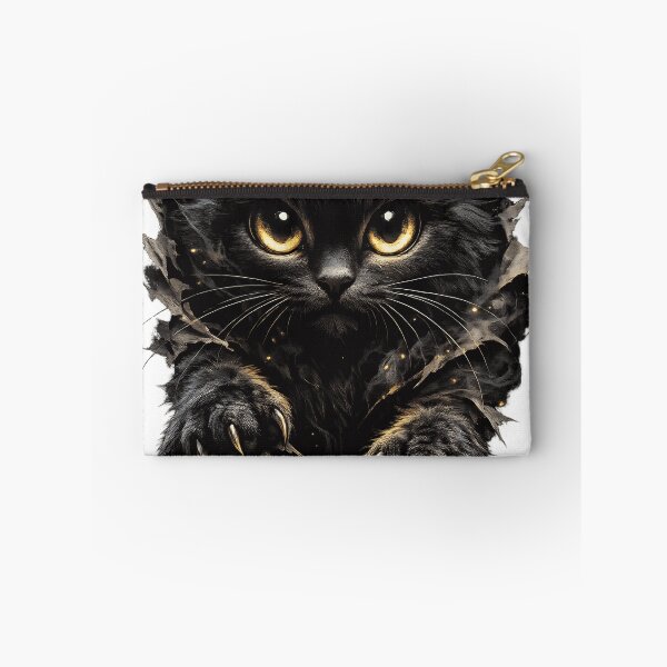 Item preview, Mystic Black Cat Optical Illusion T-Shirt designed and sold by XxZainStylexX.