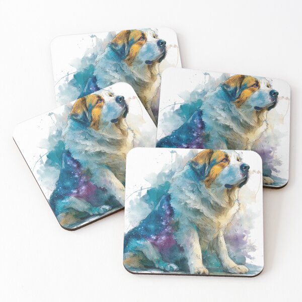 Item preview, Great Pyrenees puppy dog watercolor designed and sold by MendaciousMina.
