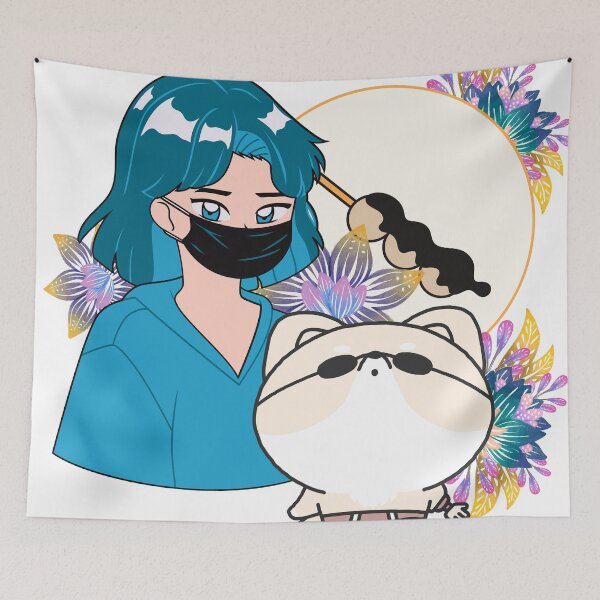 Item preview, Anime Girl and Shiba Inu with Prosthetic designed and sold by Kanniax.